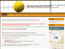 Tablet Screenshot of poliveautennis.com